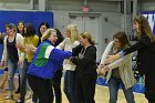 WBBall Final Four tribute  Wheaton College honored the 25th anniversary of the 1994-95 women’s basketball team that went to the NCAA final four during halftime ceremony of Wheaton’s game against Mount Holyoke College Saturday, January 18, 2020. - Photo By: KEITH NORDSTROM : Wheaton, basketball, NCAA, Final Four, 25th anniversary